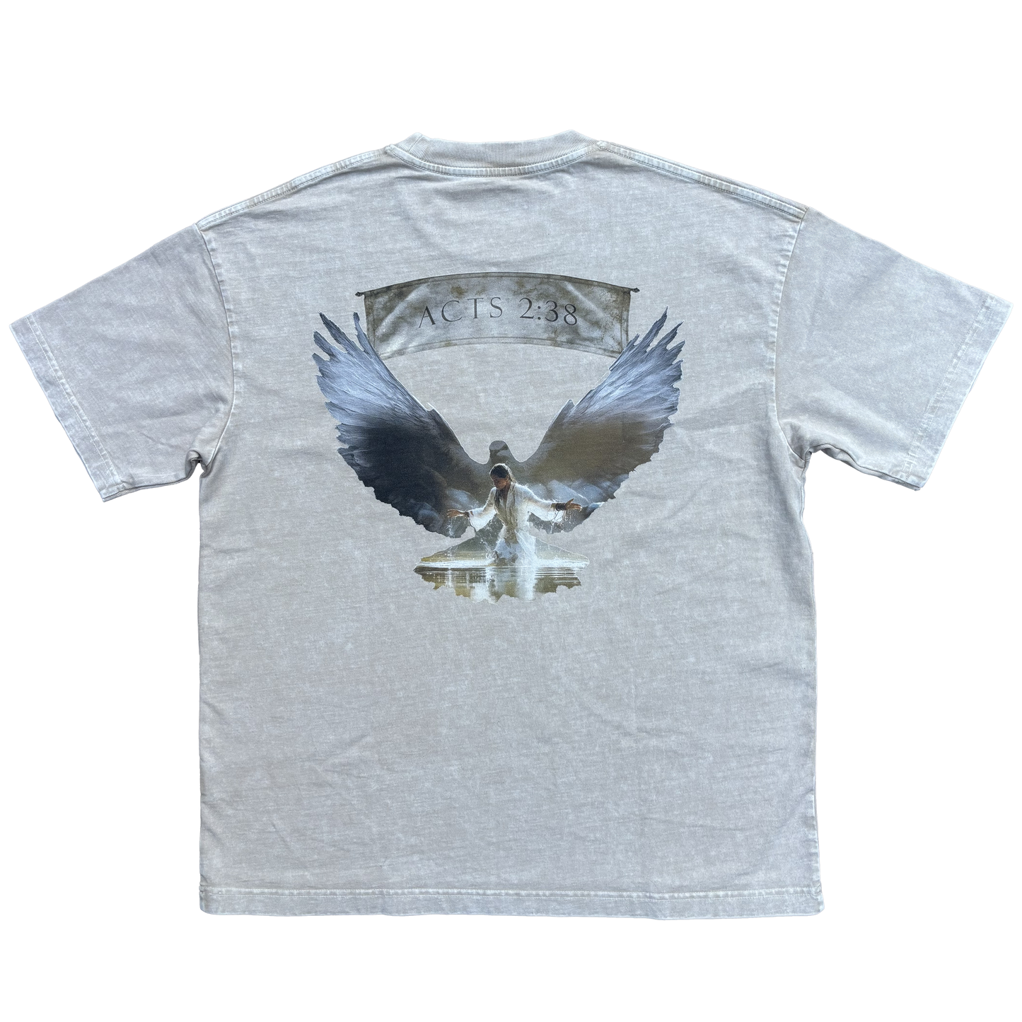 Acts 2:38 - T-shirt (apricot)