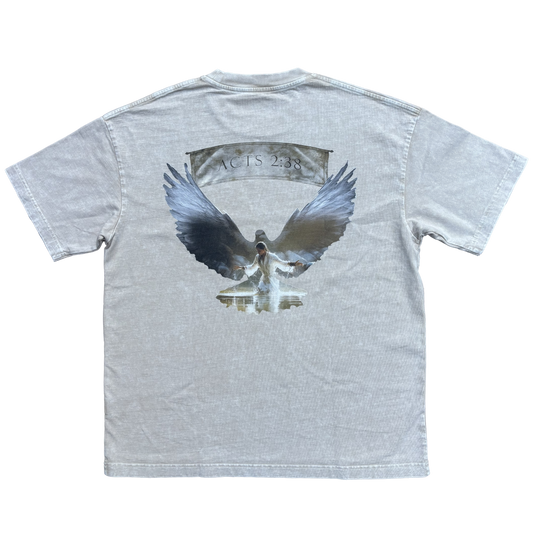 Acts 2:38 - T-shirt (apricot)