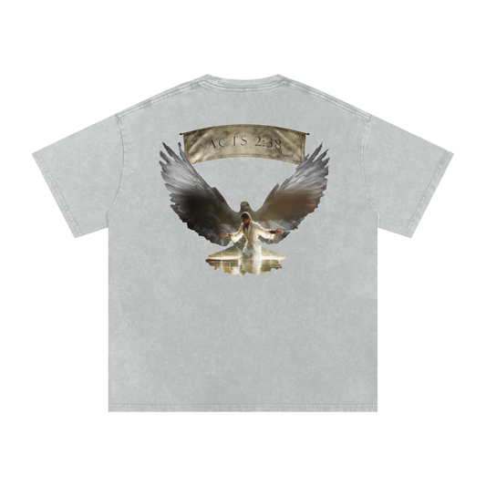 Acts 2:38 (Light Gray)